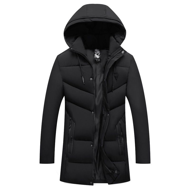 Plus Size 5XL 6XL Men Winter Jackets Hooded Casual Long Down Jackets Thicker Warm Parkas Male Outwear Coats Cotton-padded cl