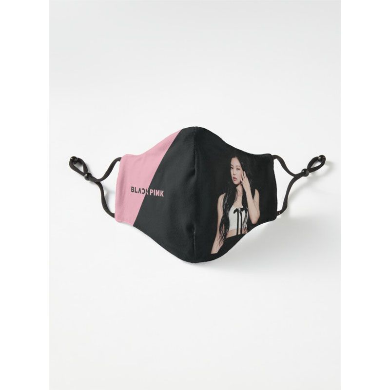 Black Pink Mask Jisoo Blackpink Jennie Rose Lisa Face Mask Six Layer Face Mask Tiktok Mask For Men And Women Gaming Mask With Adjustable Ear Loop And Digital Print Face Mask Graphics Print Anime Mask - Mask