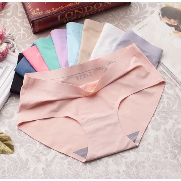 China Made Seamless Ice Silk Panties For Women Briefs Ultra-thin Underwear