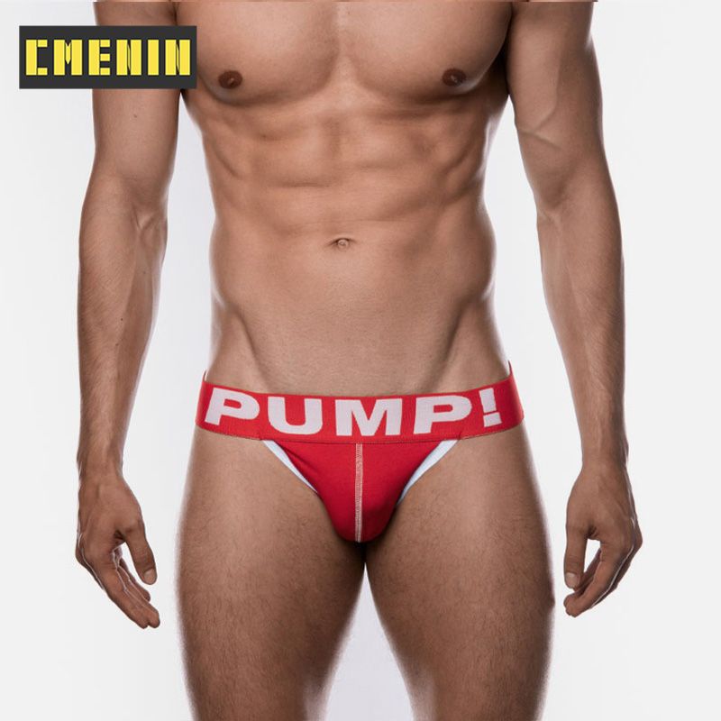 CMENIN Soft (1 Pieces) PUMP Floral  Underwear Men Jockstrap 2021 New Briefs Mens Underpants Man PU5108