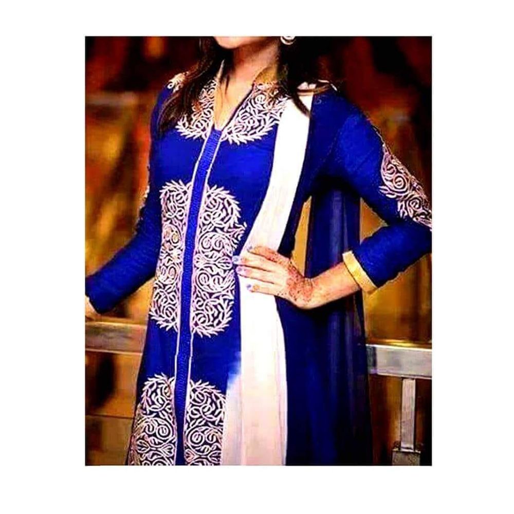 Unstitched Block Printed Cotton Salwar Kameez