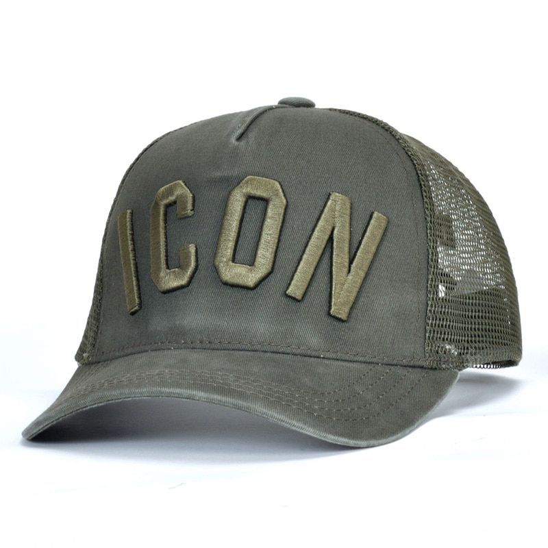 DSQICOND2 Cotton Baseball Cap for Men Women Embroidery ICON Black Dad Hat Hip Hop DSQ Trucker Cap Hombre Gorras