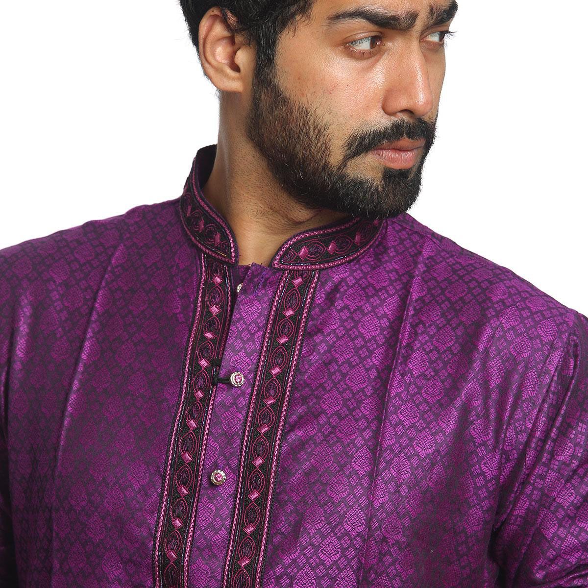 Elegant Outfit Silk Casual Panjabi for Men