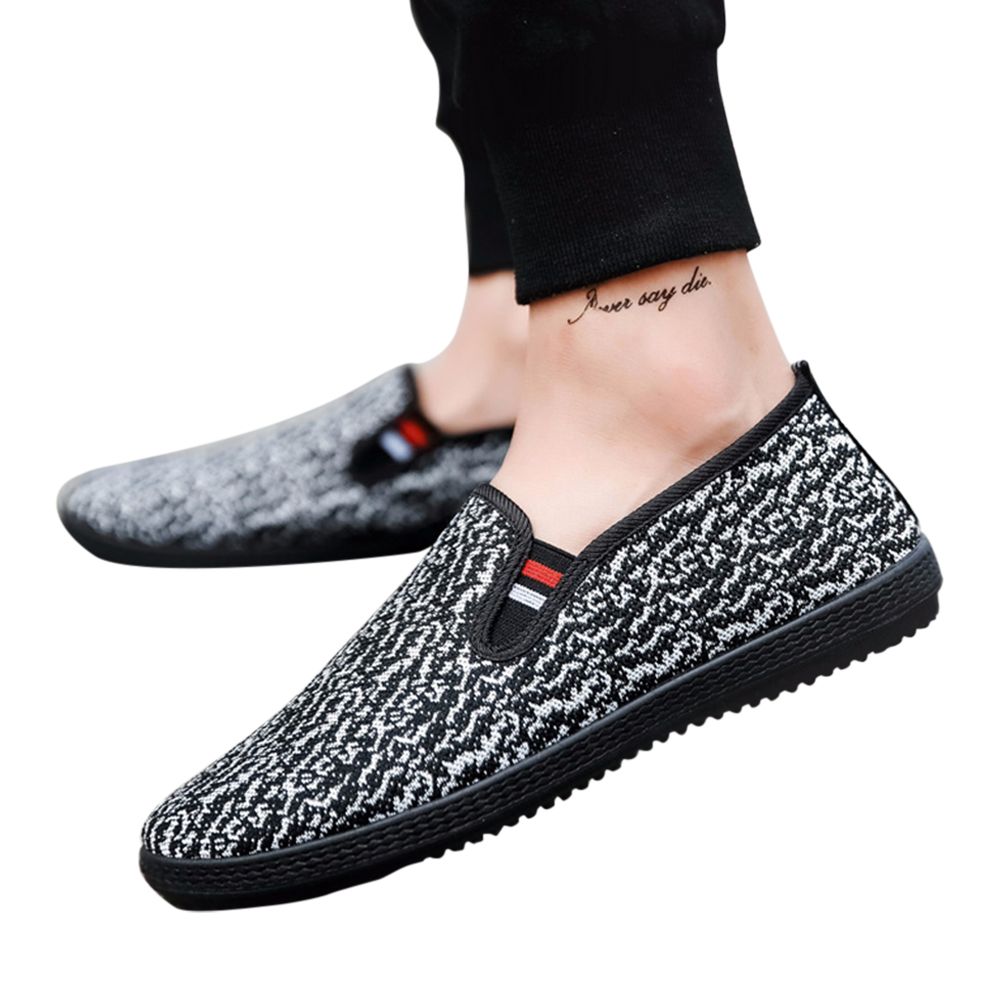 Yfashion Men Casual Loon Style Low-op Breathable Canvas Casual Shoes