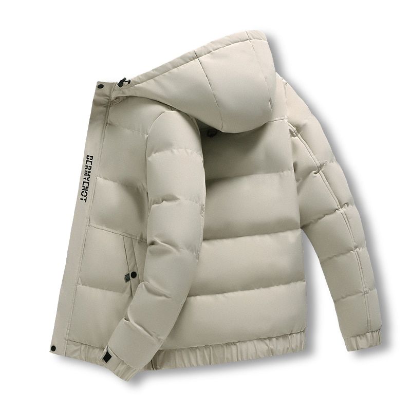 Autumn Winter Men hooded Parkas Coat Men Casual Sports Warm Embroidered Parkas Coat Men Jacket M-5XL