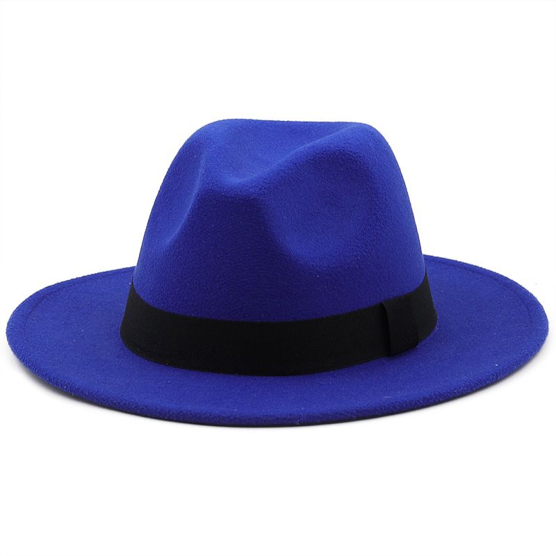 ple Wool Wide Brim Floppy Felt Trilby Bowknot Fedora Hat For Elegant Womem Ladies Winter Auturmn Cashmere Gangster Church Hat