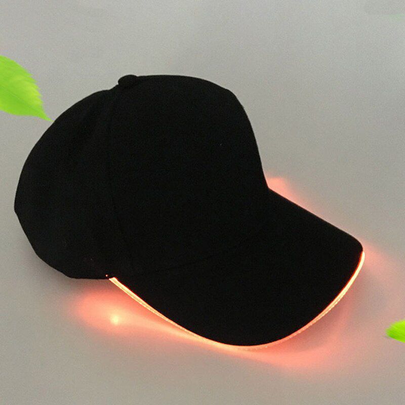 LED Baseball Cap Women Men Color Adjustable Outdoor Snapback Hip Hop Sport Trucker Caps In Spring And Autumn