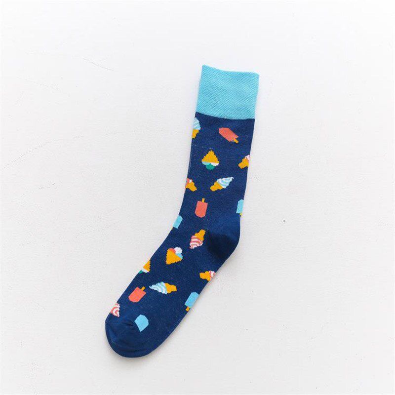 [EIOISAPRA]Movement Casual Hip Hop Snacks Ice Cream Fruit Socks Harajuku Vintage Art Trend Socks Funny Sokken