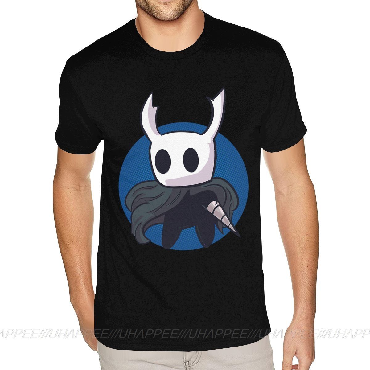 Ghost Knight Graphic Art Hollow Knight Funny Game Classic T-Shirt Men's XXXL Short Sleeves  O-neck Tee Shirts