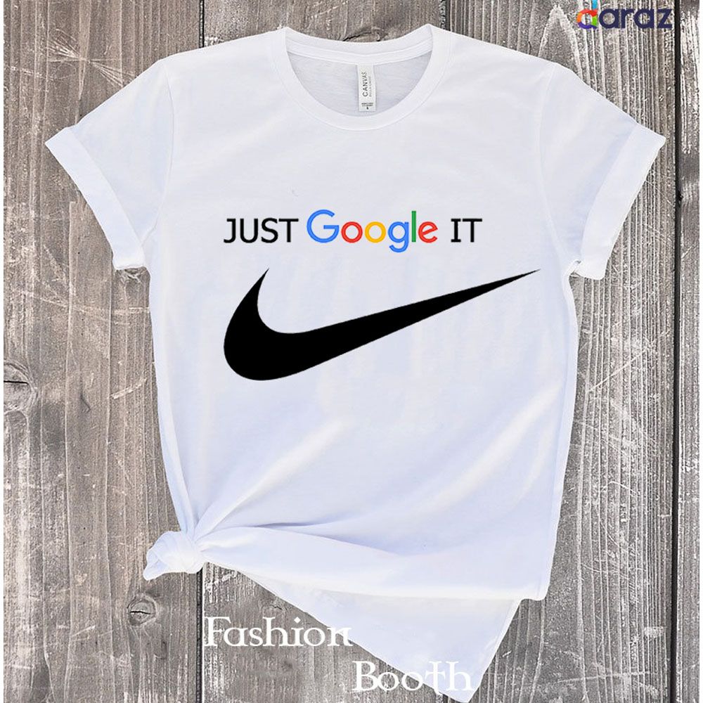 Judt Google It  White Short Sleeves T-Shirt For Men - Tshirt For Men
