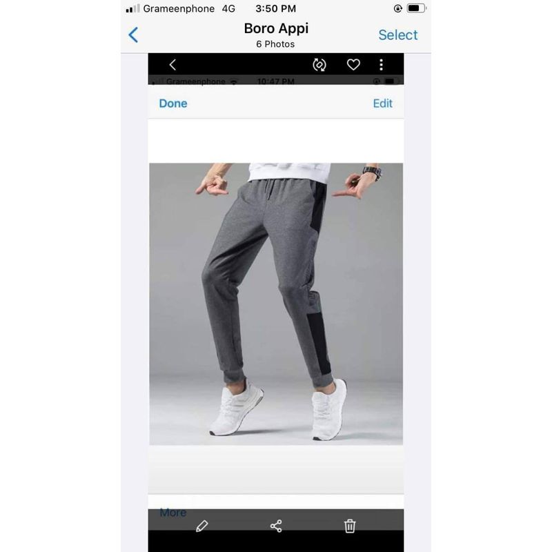 Premium Quality  Cotton Trendy Joggers for Men-Dark Ash