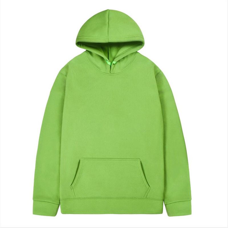 Hoodies Men Women Solid Color Black Red White Gray Pink Pullover Fleece Fashion Brand Sweatshirts Autumn Winter Casual Male Tops