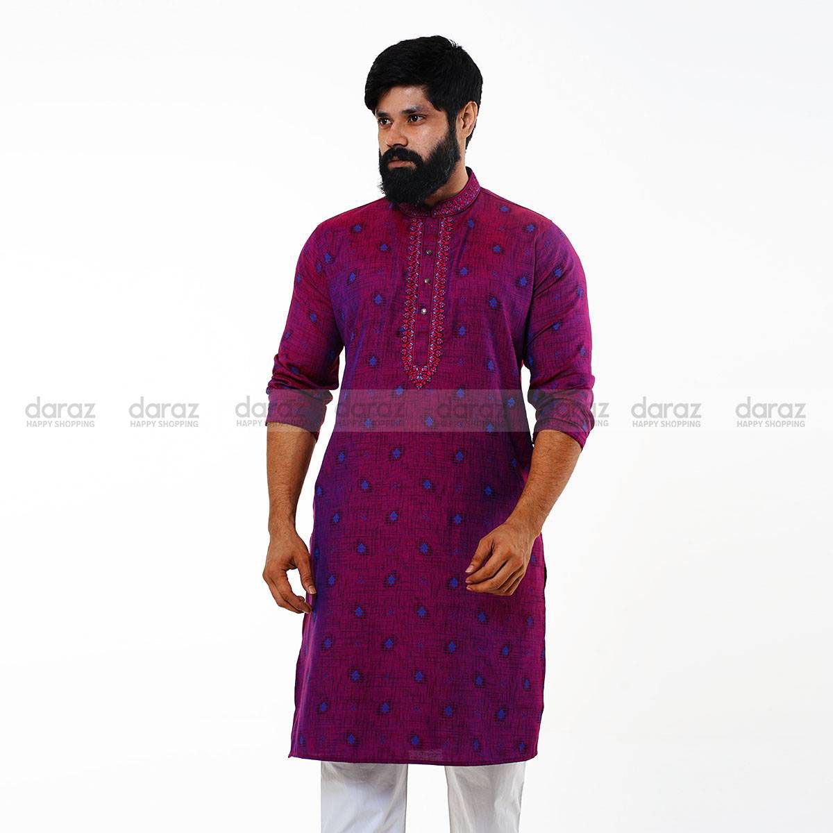 Premium Export Quality Stylish Semi Long Panjabi For Man