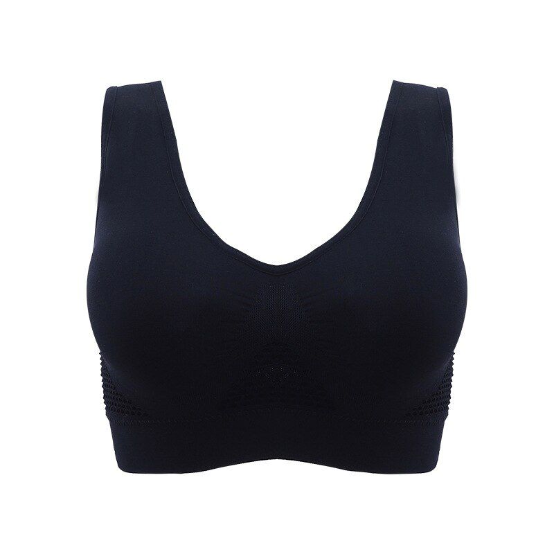 Breathable Mesh Bra Women Wireless Underwear Bralette Lingerie Female Seamless Bras Solid Color White Black Brassiere Plus Size