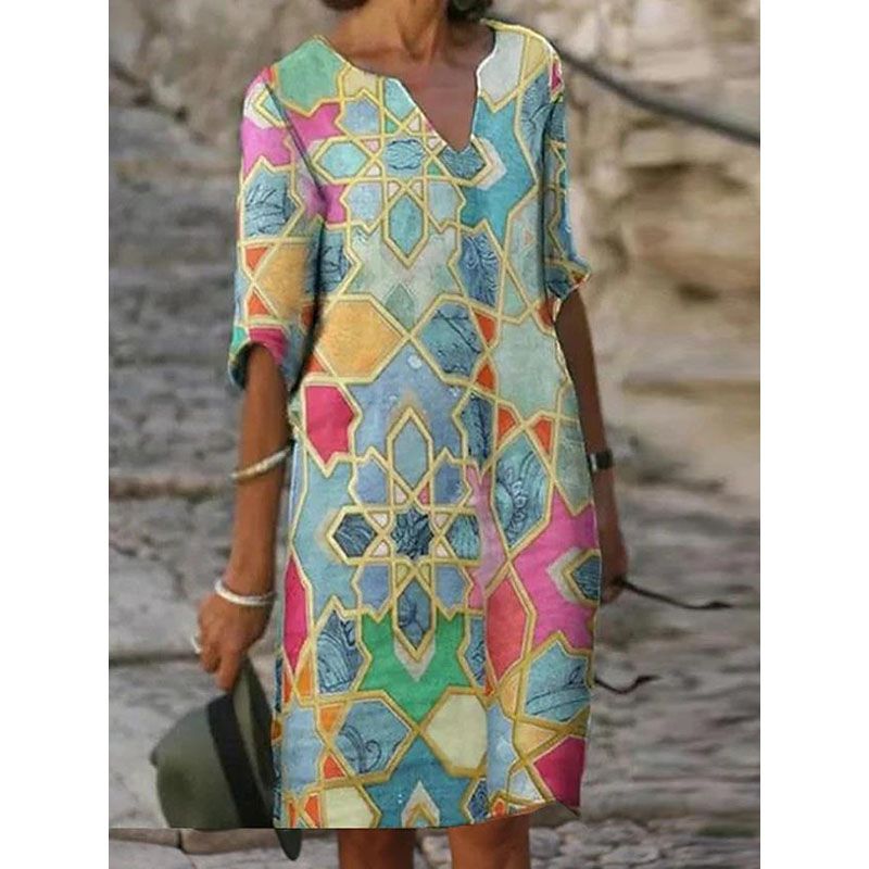 Women 2021 Loose Spring Vintage Ruffles Befree Dress Large Big Printed Summer Boho Casual Party Elegant Dresses Plus Sizes