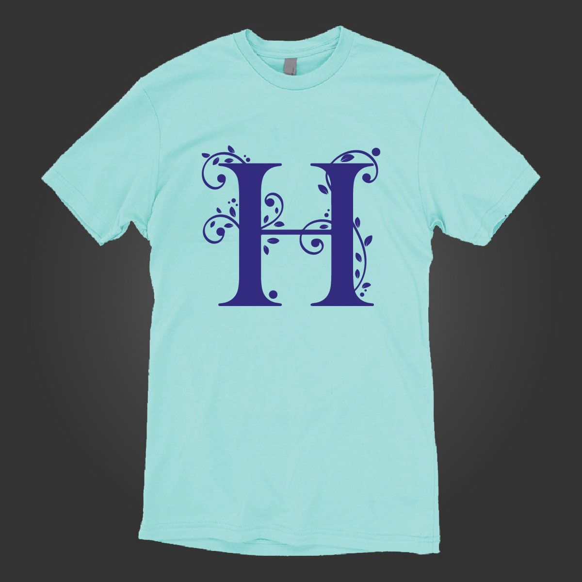 Pestal Synthetic Alphabet T-shirt A to Z T-shirt for Men/Women