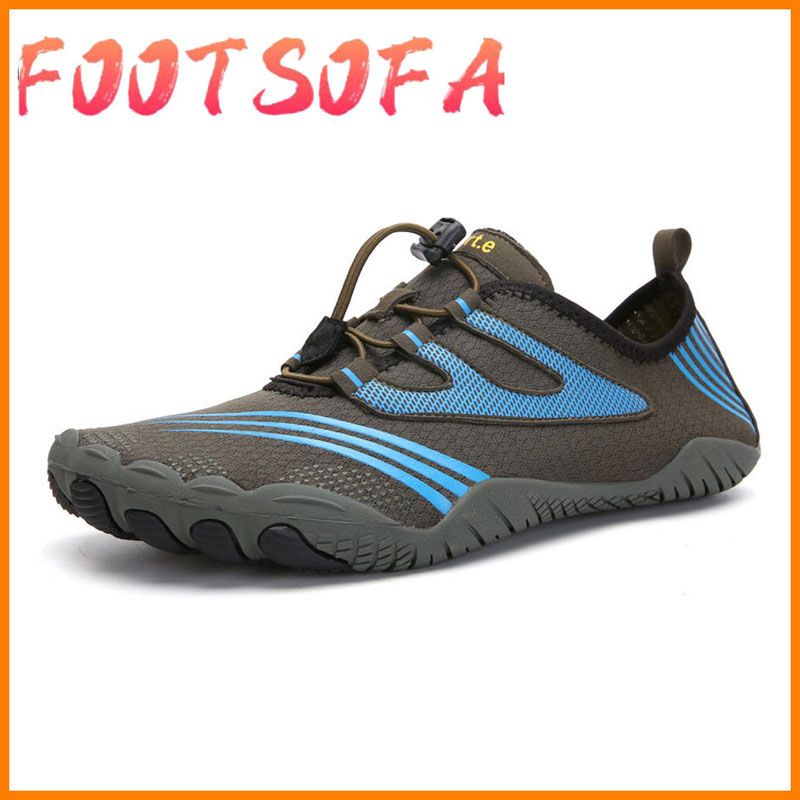 Vanmie Water Sport Shoes Men Summer Water Shoes Men Beach Sneakers Barefoot Shoes for Swimming Upstream Water Aqua Shoes
