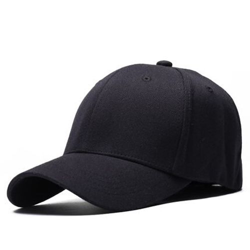 Man Fitted Hip Hop Hats Male Back Closed Outdoors Sun Hat Summer Cotton Cap Wear Baseball Hat 56-59cm