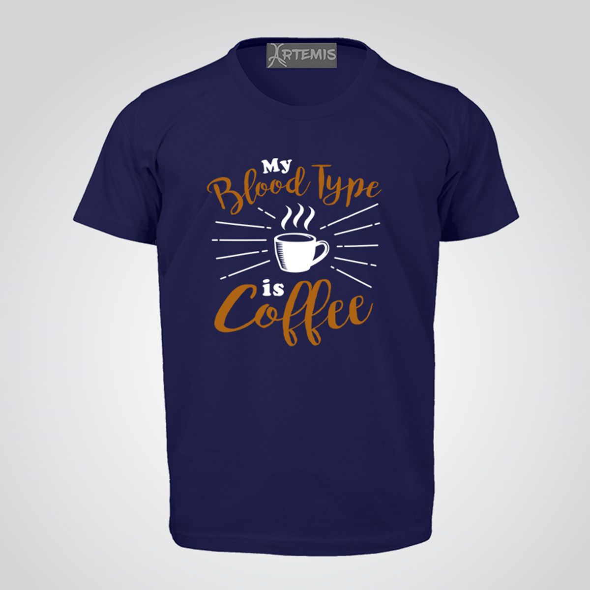 Blood Type Coffee - Premium Unisex/ Men T-shirt By Artemis