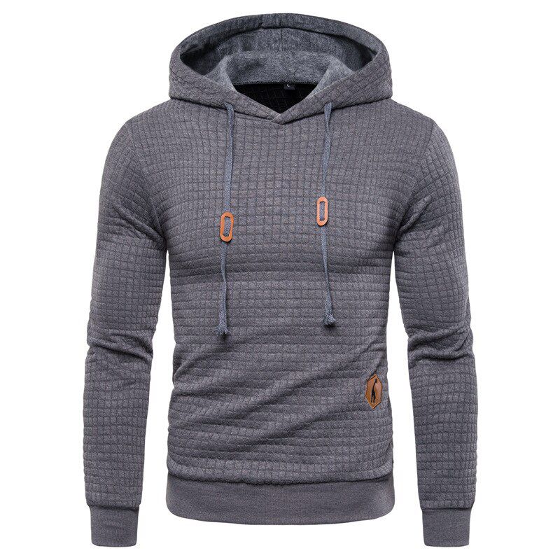 Autumn Winter Fashion Hoodied Mens Sweatshirts Plaid Cotton Hoody Hoodies For Men Sportswear Casual Hoodie Men