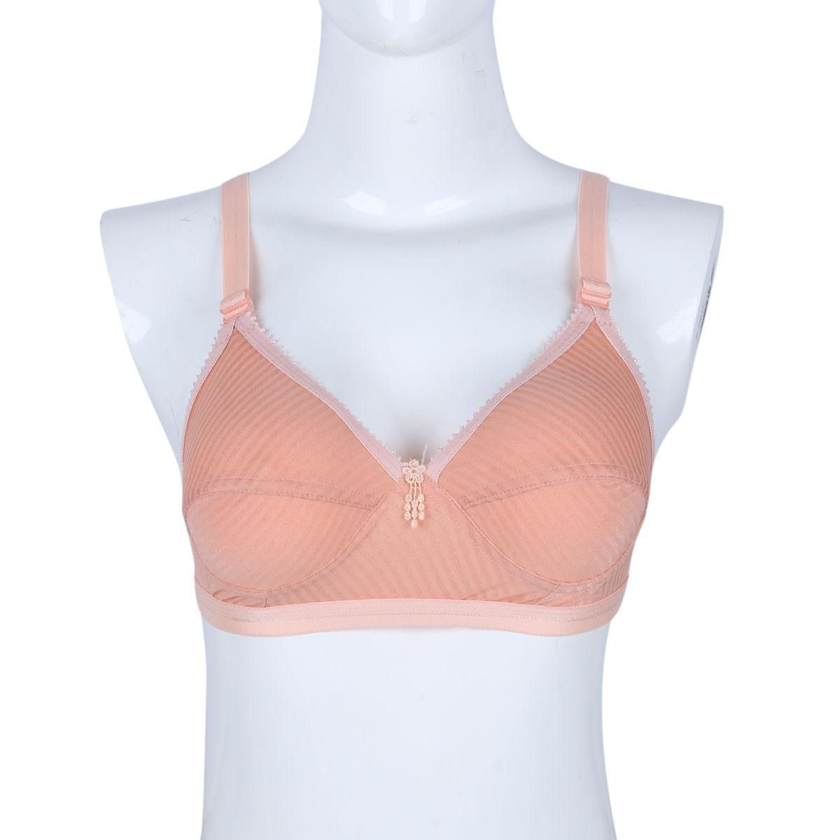Light Pink Color Cotton Bra for Women