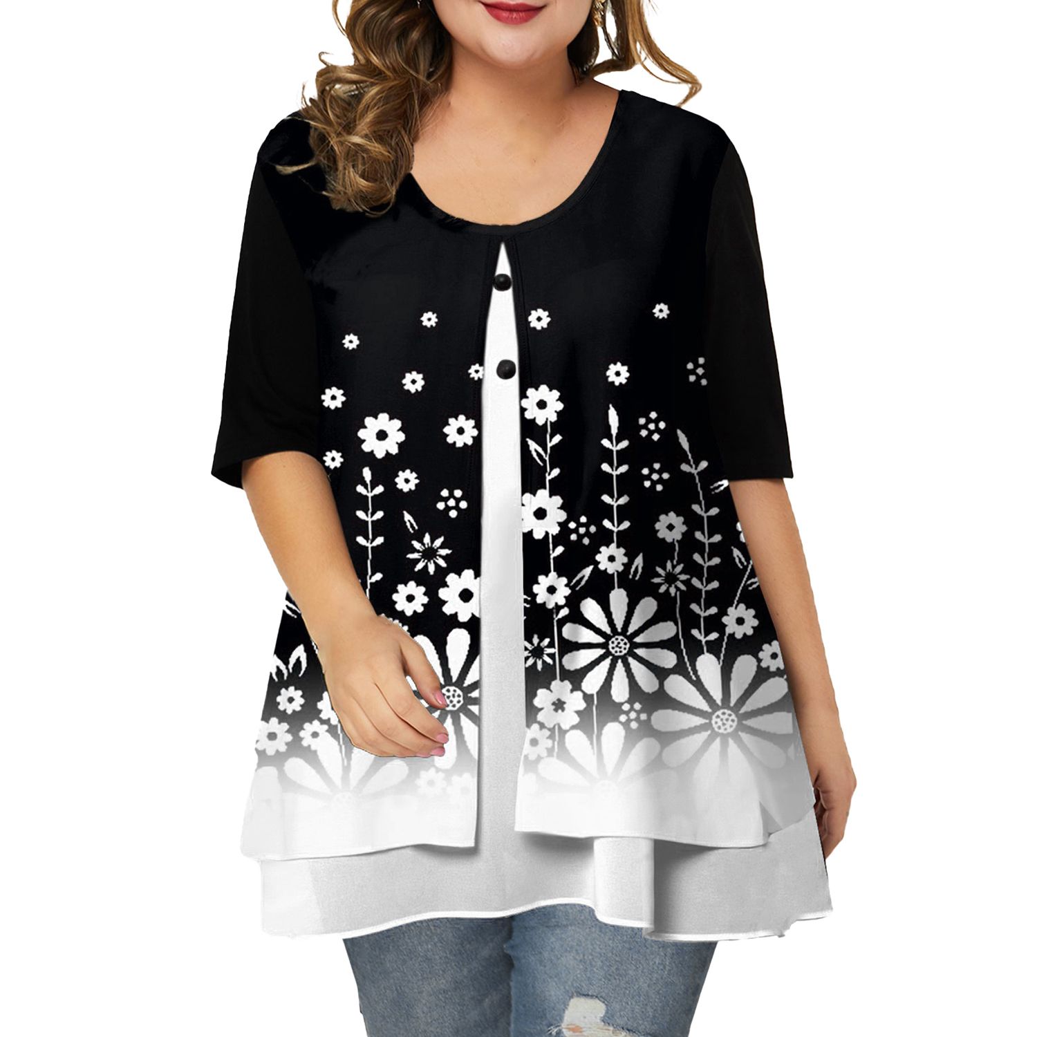 Blouse Pullover Casual Spring Blouse