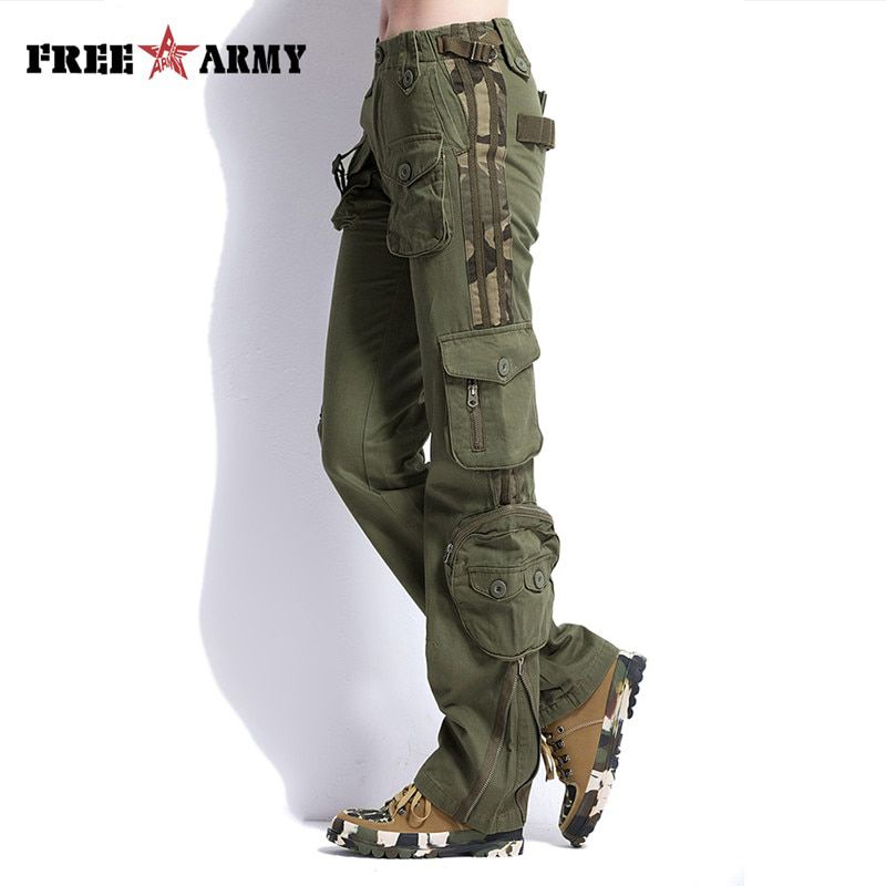 Brand Plus Size UniCargo Pants Casual Jogger Pants Mens Military Army Green Pants Camouflage Sweatpants Tactical Pants Khaki
