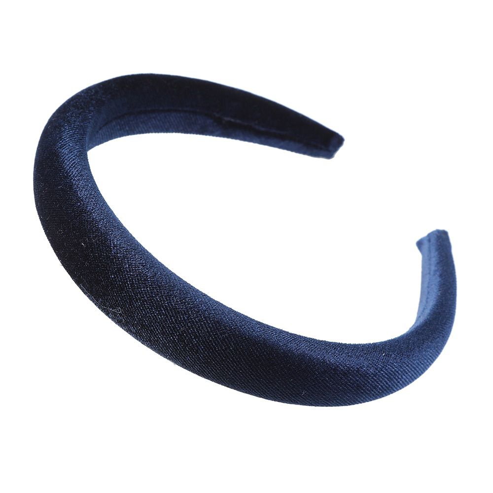 Female Bezel Head Silk Padded Headband for Women Solid Thick Hair Hoop Hairband Cotton Blends Headbands