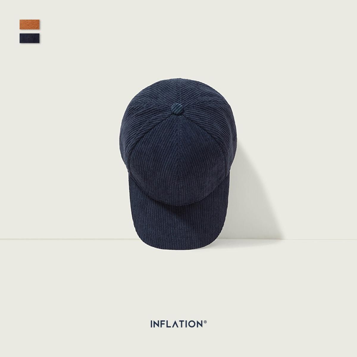 INFLATION Men Warm Corduroy Baseball Caps Solid Baseball Women Men Casual Streetwear Hip hop Hat For Men 175CI2019