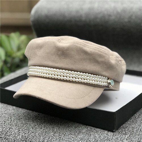 01908-xu19 beautiful lady octagonal hat women leisure visors cap wholesale