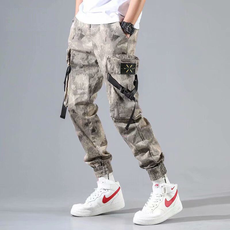 Joggers Men Korean Streetwear Oversize Cargo Pants Fashion Trend Clothing Mulit Pocket Military Harajuku Sweatpants