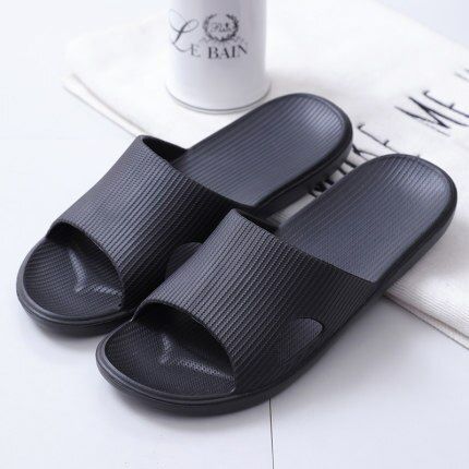 New Slippers Women Summer Thick Bottom Indoor Home Couples Home Bathroom Non-slip Soft Ins Tide To Wear Cool Slippers