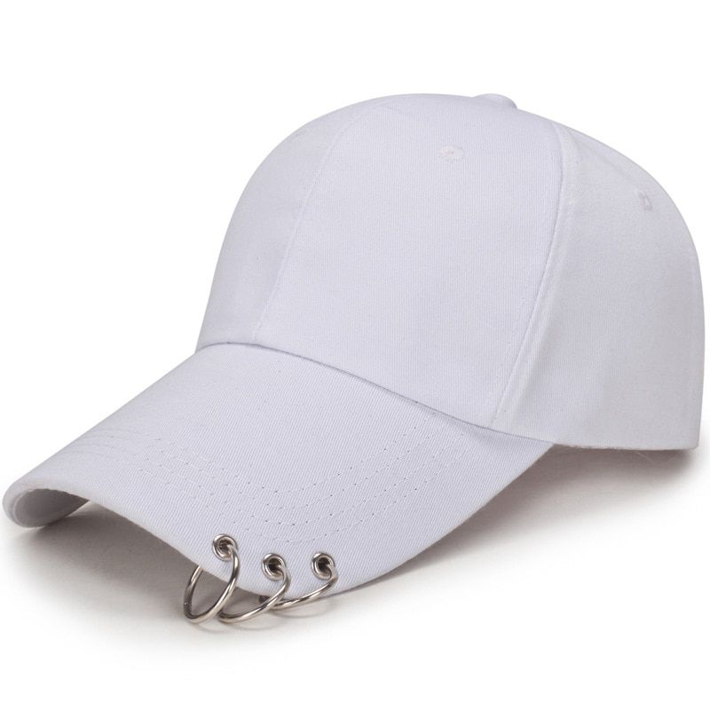 1PCS High Quality Adjustable Baseball Hat With Ring Outdoor Sports Sun For Women Fashion Snapback Hats