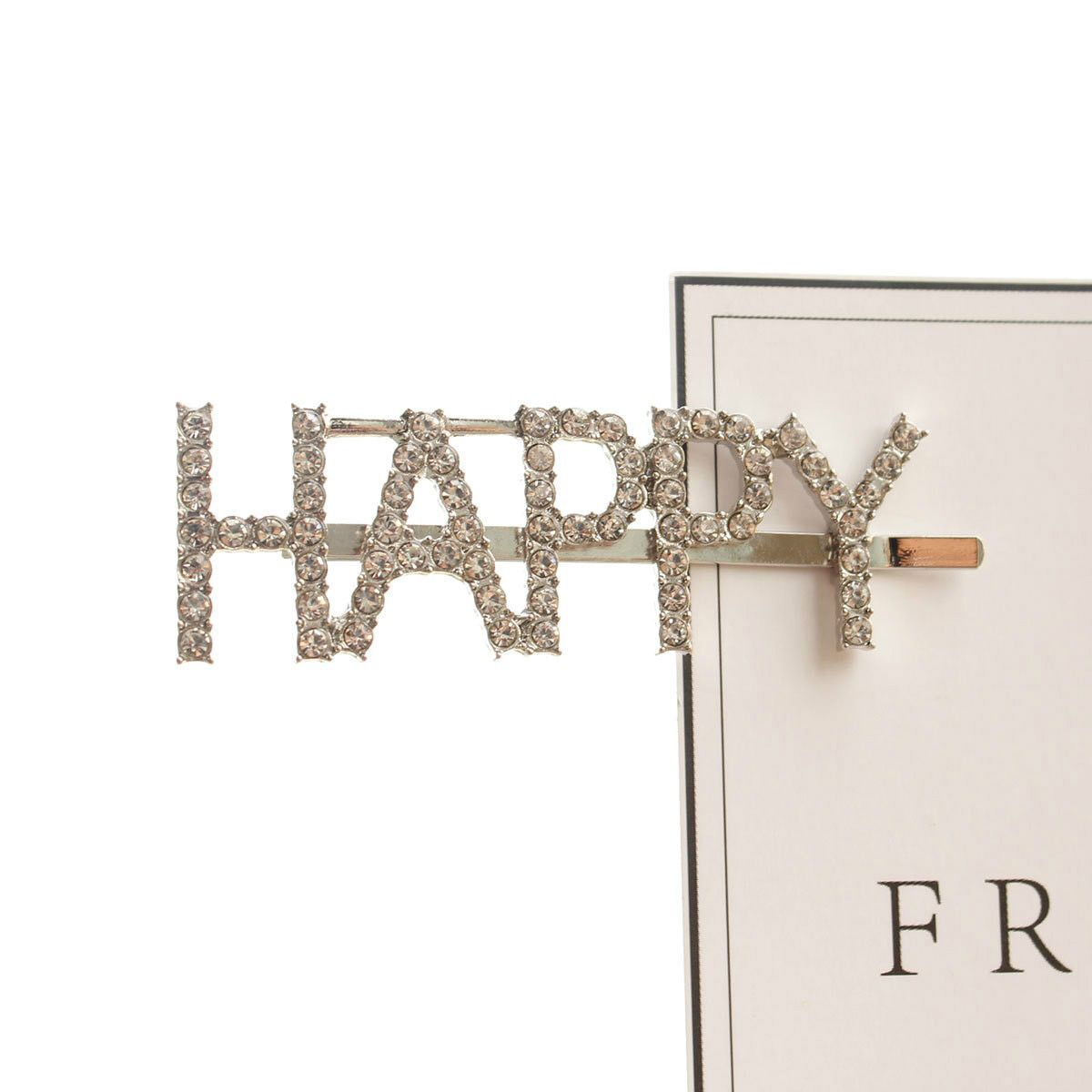 1Pcs Rhinestones Letter Hair Clip For Women Girls Geometric Hair Barrette HAPPY GIRLS Hairpin Styling Accessories 2020 Trendy