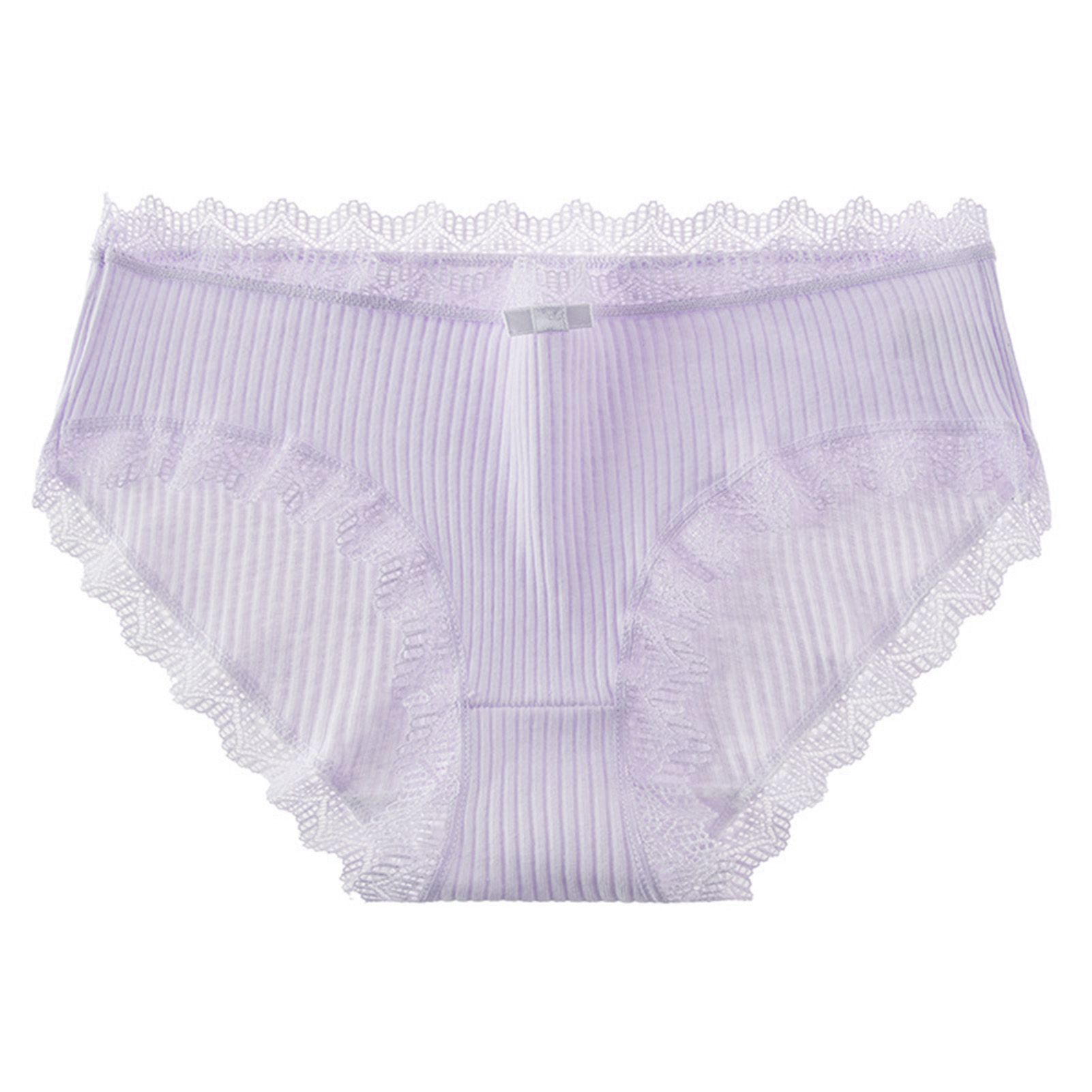 Briefs Lightweight Ribbing Design Women Panties