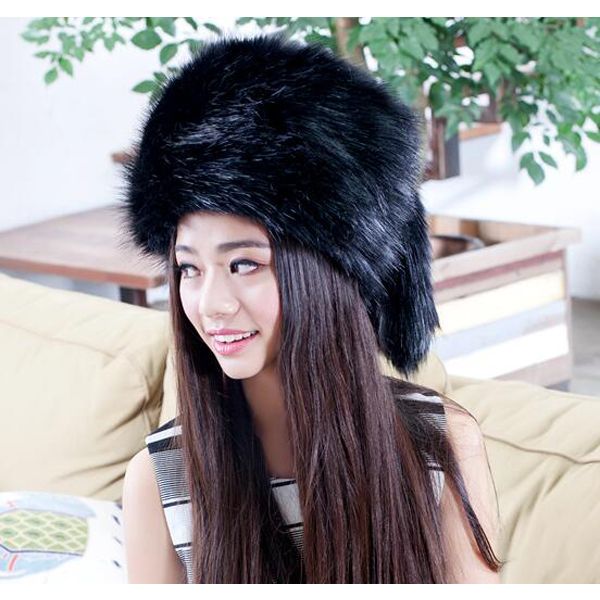 2018 selling arrival faux fox fur hats,Elegant fashion ladies snow hat Cute girls cartoon rabbit plush earflap caps
