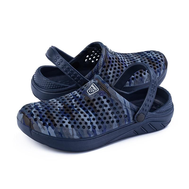 Comfortable Men Pool Sandals Summer Outdoor Beach Shoes Men Slip On Garden Clogs Casual Water Shower Slippers Unisex 2019 New