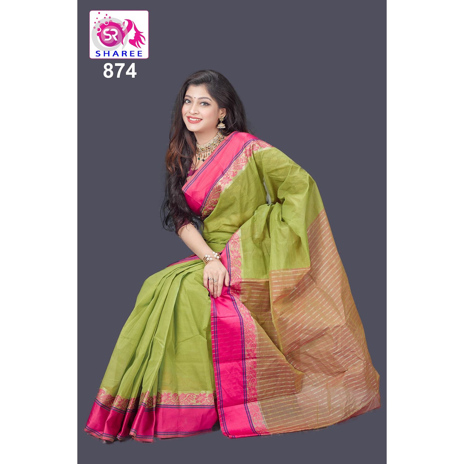 Eye Catching Designs with Exclusive collection Multi Color Cotton Sharee For Women - Promila Sharees