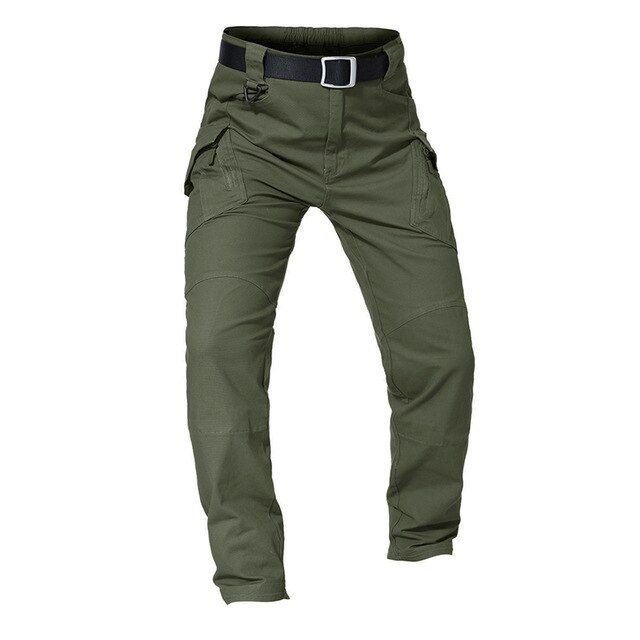 Pants Men Summer   Long Trousers Multi-ckets Waterproof Wear Resistant Casual Cargo Pants Men