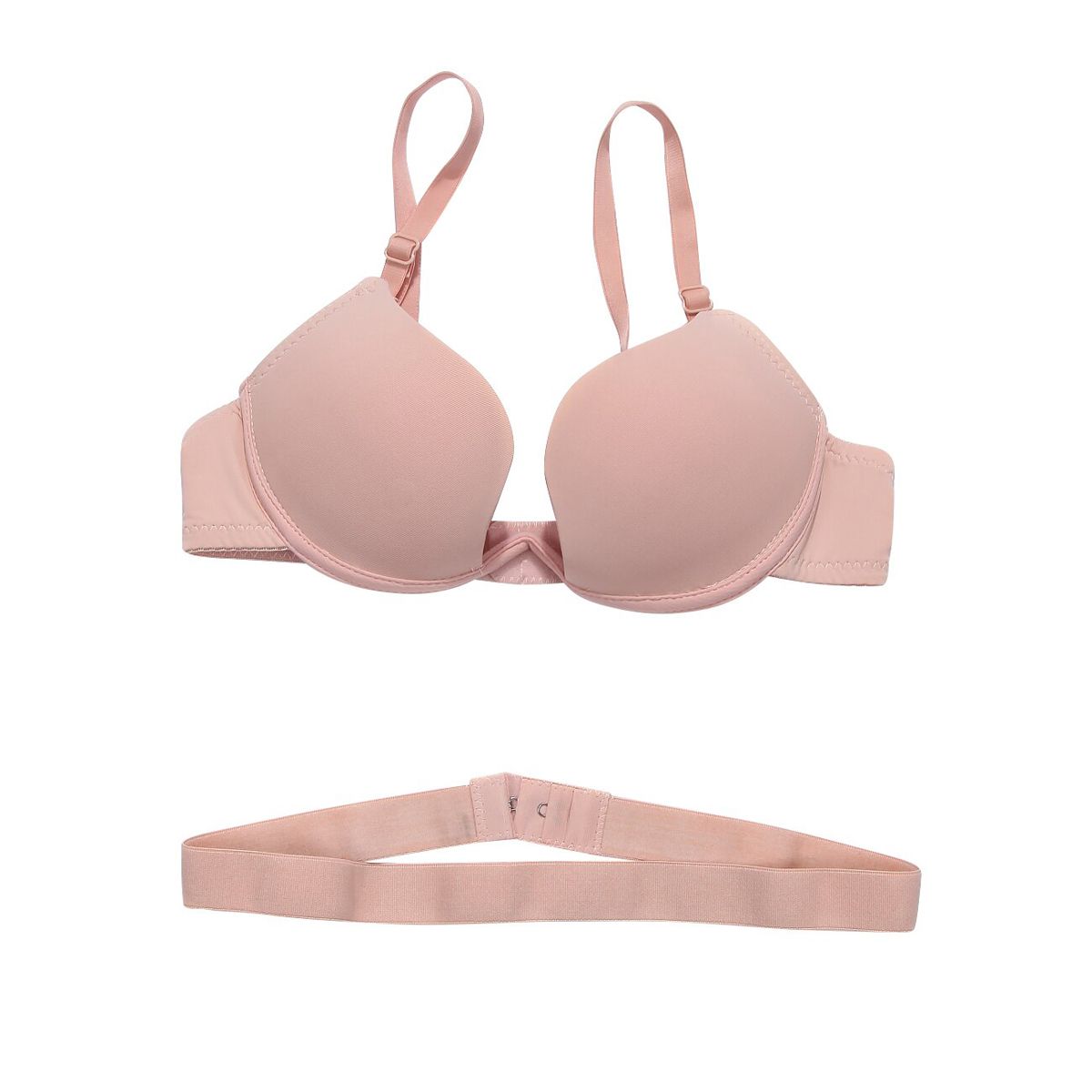 Deep-V Low Cut Push Up Bra Women  Seamless Adjustable Bra Backless Invisible Plunge Bras For Women