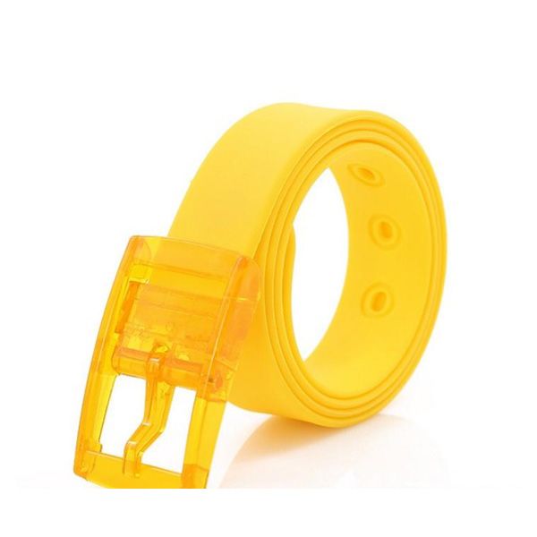 Unisex Stylish Candy Colours Silicone Belt