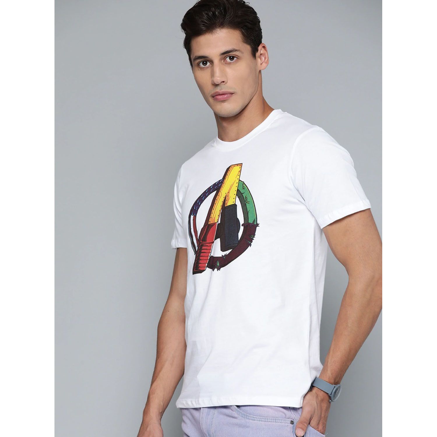 Mens Stylish Design Half Sleeve Cotton Premium T-shirt - 15