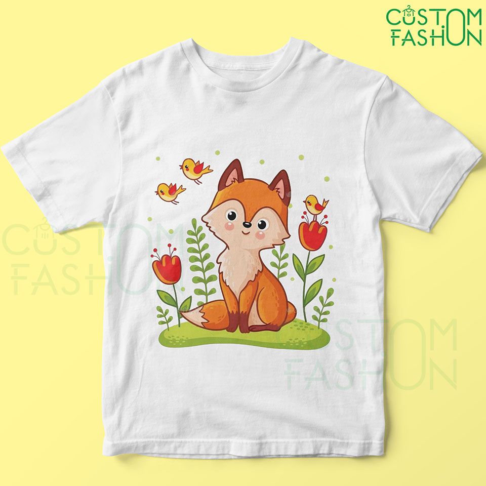 Cute Fox T-Shirt for Kids