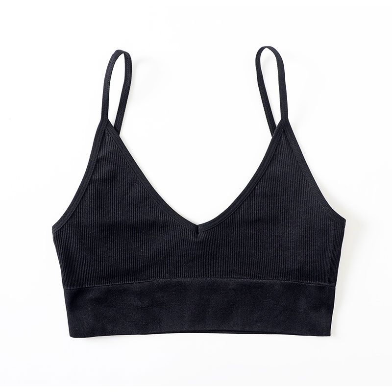 Low Back Top Backless Bra Women Seamless Bralette Comfort Wireless bralet Unlined Lingerie Black White Brassiere Underwear