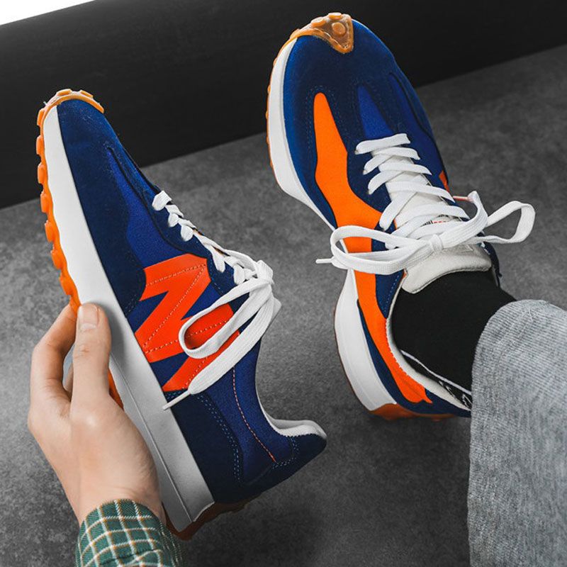 Men's shoes with color matching Forrest Gump shoes 2021 new sports casual shoes Korean style trendy shoes low-top breathable running men's shoes B