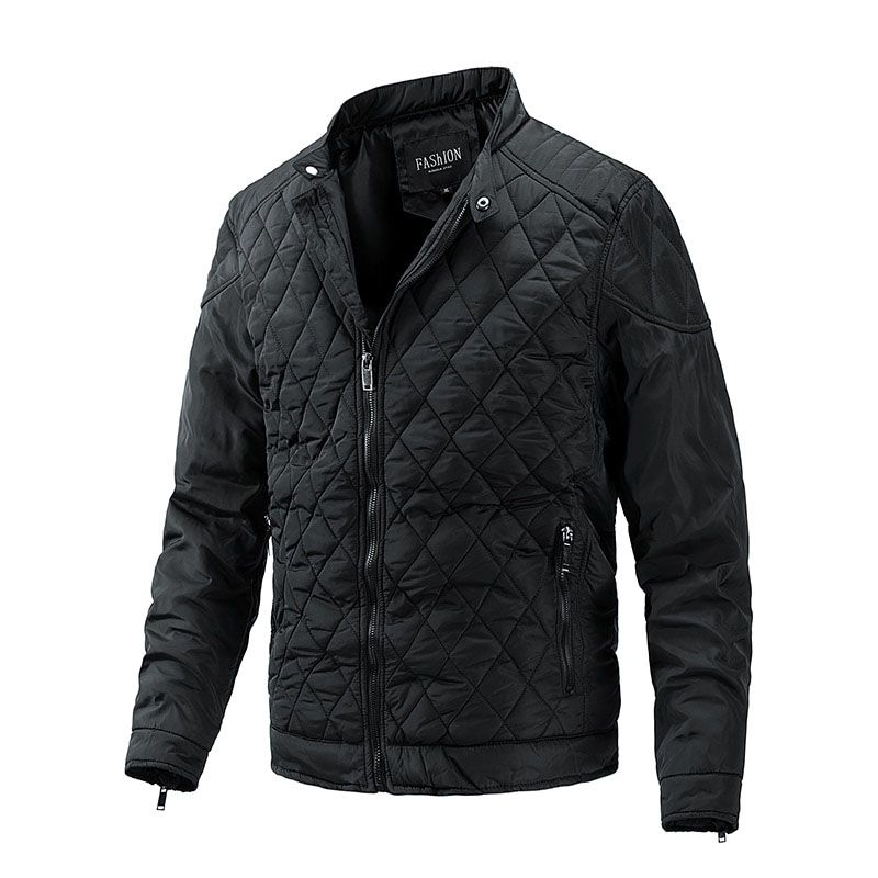AIOPESON Basic Parkas Men Casual Stand Collar Solid Color Warm Coats Men Fashion Simple Winter Jackets Mens