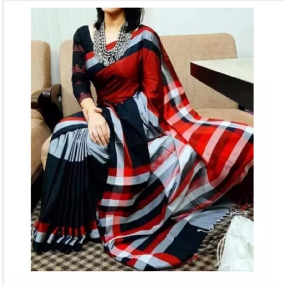 Multicolor satkahon saree for women with tangail saree