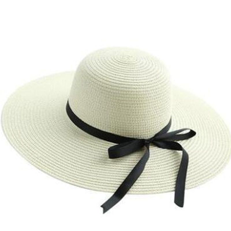 Fashion Summer Straw Hat Woman Beach Sun Hats Leisure Journey Outdoors Vacation Accessories Protection Big Brimmed Hat