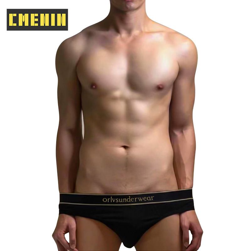 CMENIN 1pcs ORLVS (1 Pieces) Comfortable Nylon Underwear Men Jockstrap Briefs U Convex Men Underpants Male Panties Threadwork Mens Innerwear OR6221