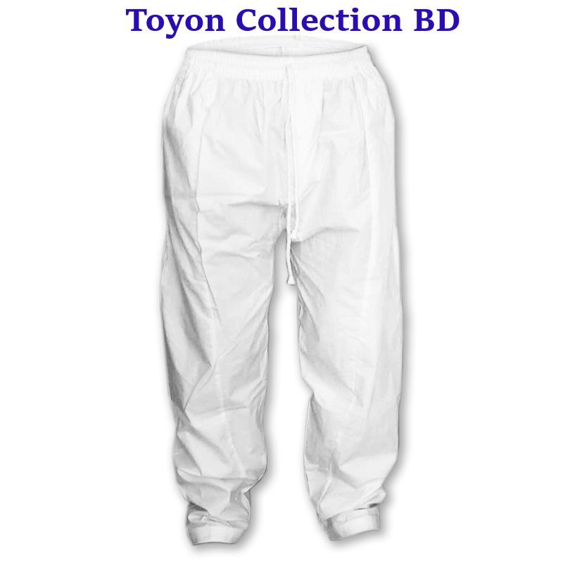 Exclusive White Cotton Pajama Trouser Type For Men